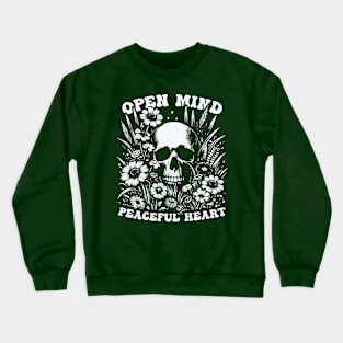 Open Mind, Peaceful Heart Crewneck Sweatshirt